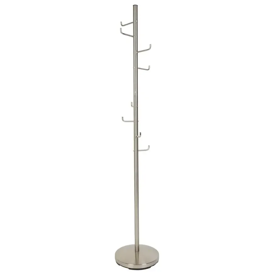 Housecraft Living Housecraft Hooked kapstok staand metaal Zilver