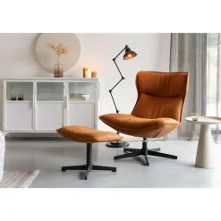 Fauteuils-Housecraft Living Housecraft John Fauteuil Cognac - Bruin
