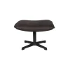 Hockers En Voetenbanken-Housecraft Living Housecraft John Hocker Antraciet - Zwart