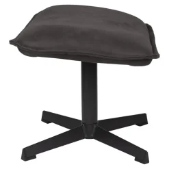 Hockers En Voetenbanken-Housecraft Living Housecraft John Hocker Antraciet - Zwart