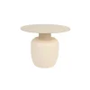 Housecraft Living Housecraft Karula Bijzettafel Travetin-Look 60x60 cm Hoog Beige