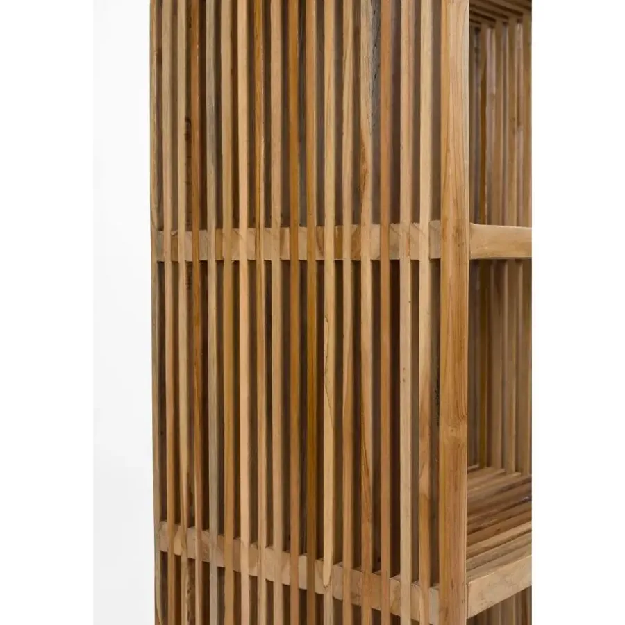 Wandkasten-Housecraft Living Djia Kastje Teak Hout Hoog - Bruin