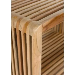 Wandkasten-Housecraft Living Djia Kastje Teak Hout Hoog - Bruin