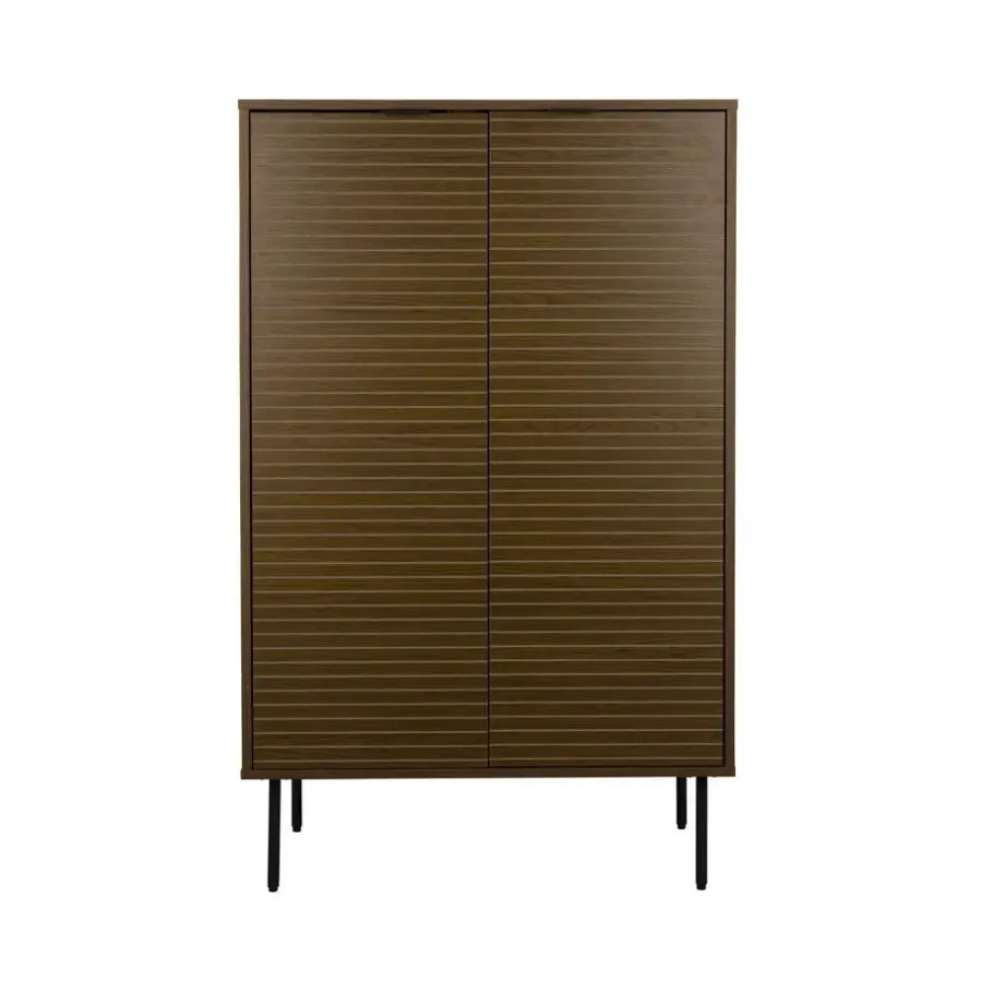 Housecraft Living Flux Opbergkast Hoog Gerookt Eiken - Bruin
