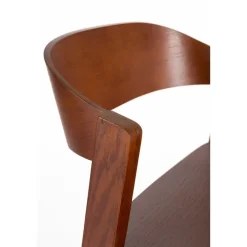 Housecraft Living Wooz Barkruk 65 cm Eikenhout Walnoot bruin