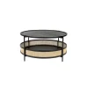 Salontafels-Housecraft Living Housecraft Makoto Salontafel Rond 80x80 cm Zwart