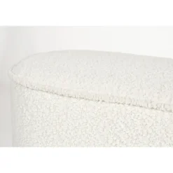 Housecraft Living Housecraft Marcos Bankje Bouclé Wit