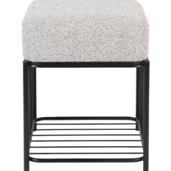Krukjes-Housecraft Living Housecraft Milou Kruk/ Poef Vierkant - Grijs