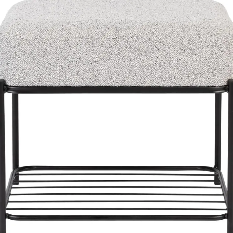 Krukjes-Housecraft Living Housecraft Milou Kruk/ Poef Rechthoekig - Grijs