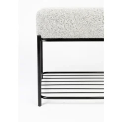 Krukjes-Housecraft Living Housecraft Milou Kruk/ Poef Rechthoekig - Grijs