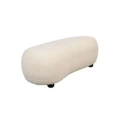 Housecraft Living Housecraft Noxx Hocker Teddy stof Wit