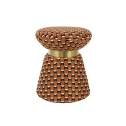 Krukjes-Housecraft Living Housecraft Pin Poef/ Kruk - Blauw
