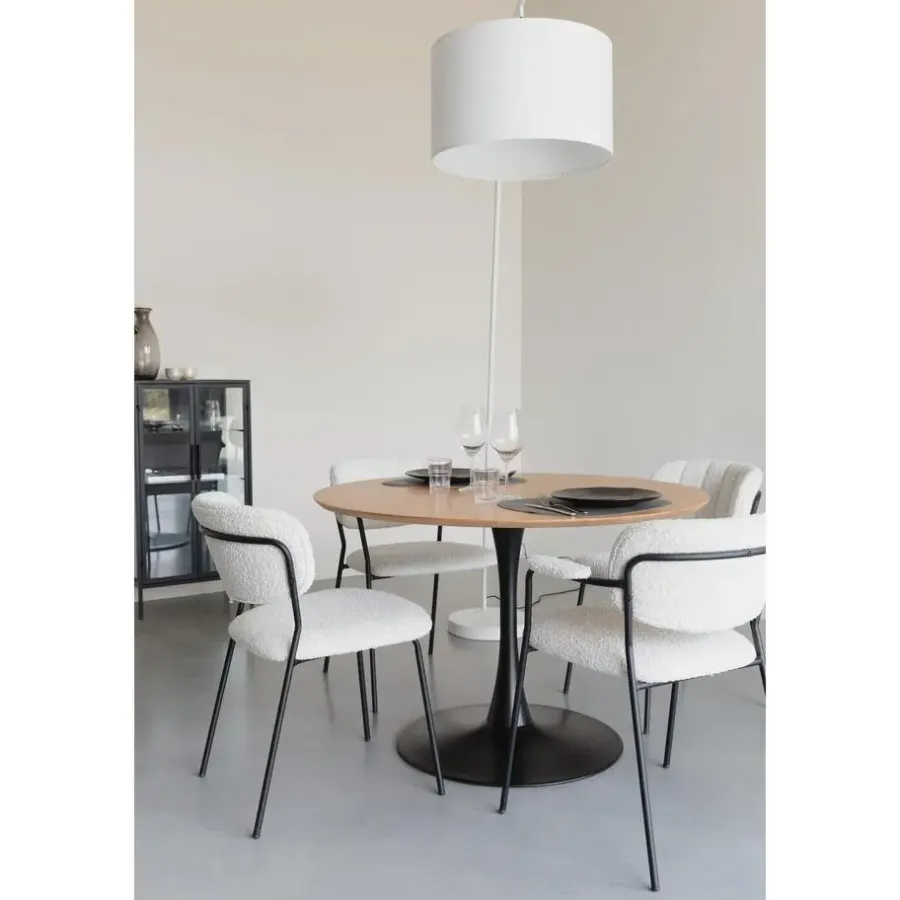 Ronde Eettafels-Housecraft Living Housecraft Raku Eettafel Hout 110 cm Naturel