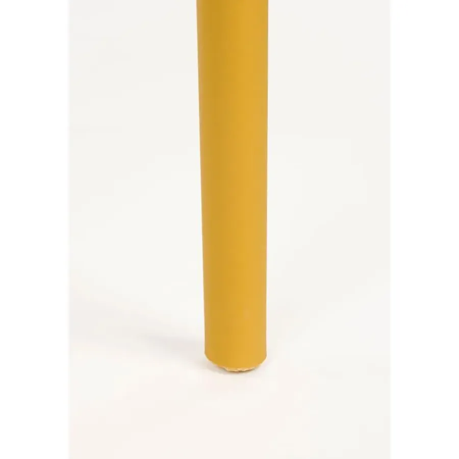 Housecraft Living Housecraft Serra Tuinstoel/ Eetkamerstoelen Kunststof Geel - Set van 4