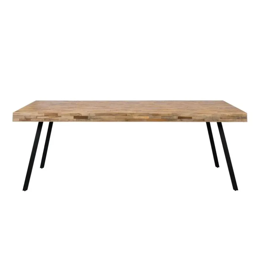 Rechthoekige Eettafels-Housecraft Living Housecraft Suri Eettafel Hout 220x100 Naturel