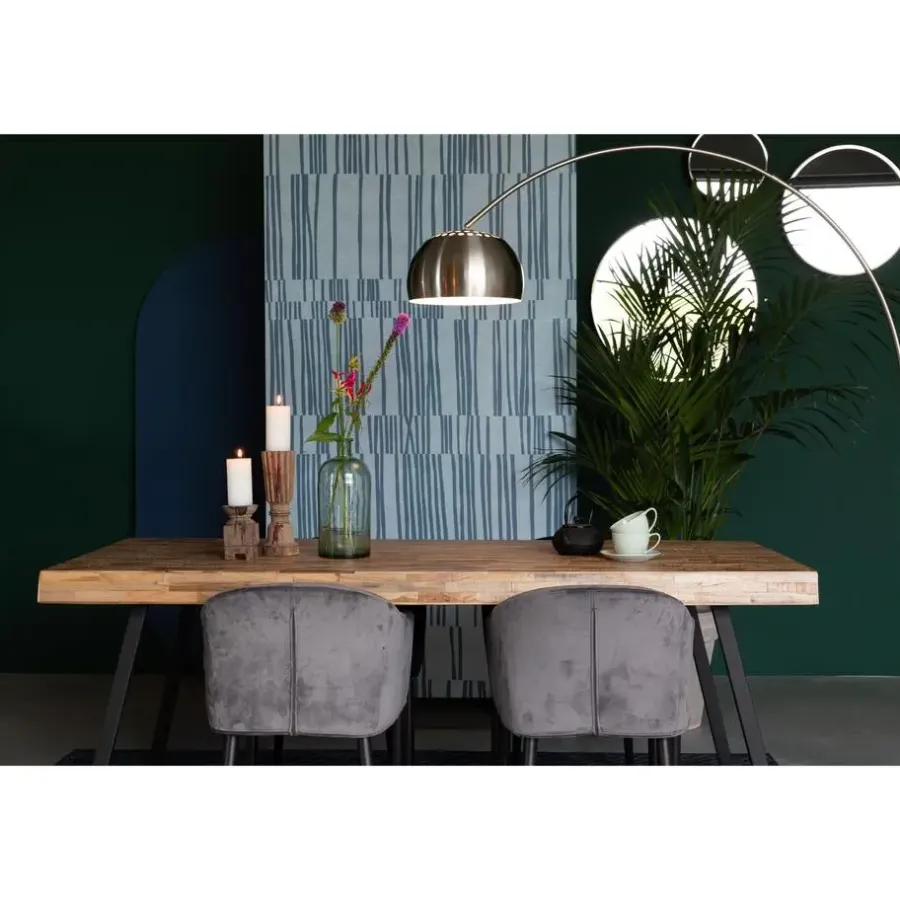 Rechthoekige Eettafels-Housecraft Living Housecraft Suri Eettafel Hout 220x100 Naturel