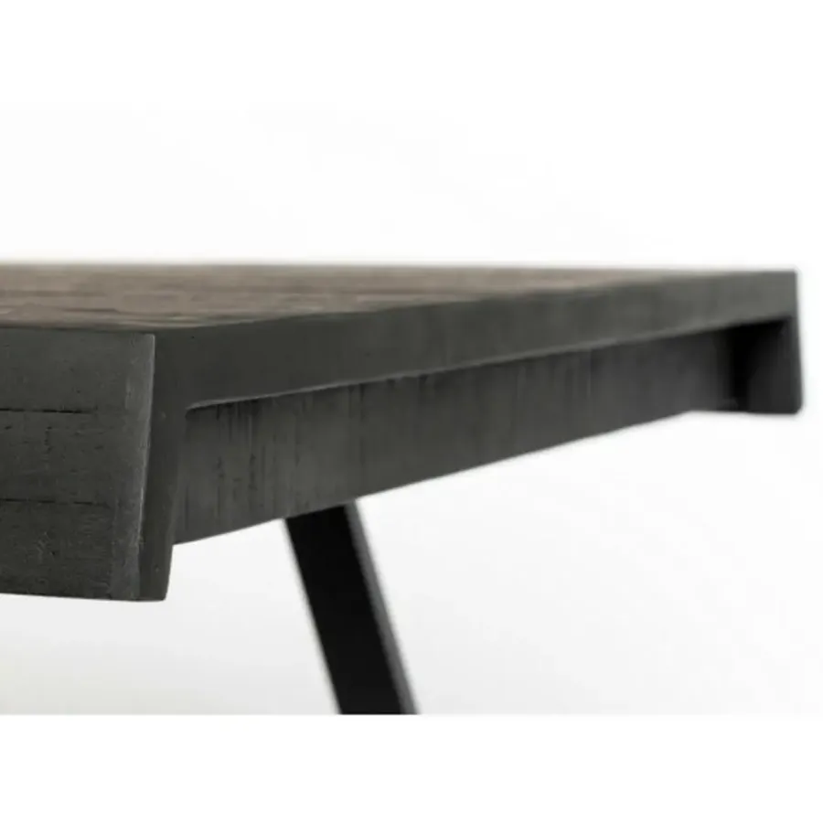Housecraft Living Housecraft Suri Eettafel Hout 200x90 Zwart