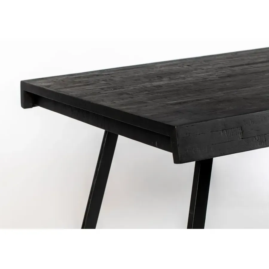Housecraft Living Housecraft Suri Eettafel Hout 200x90 Zwart