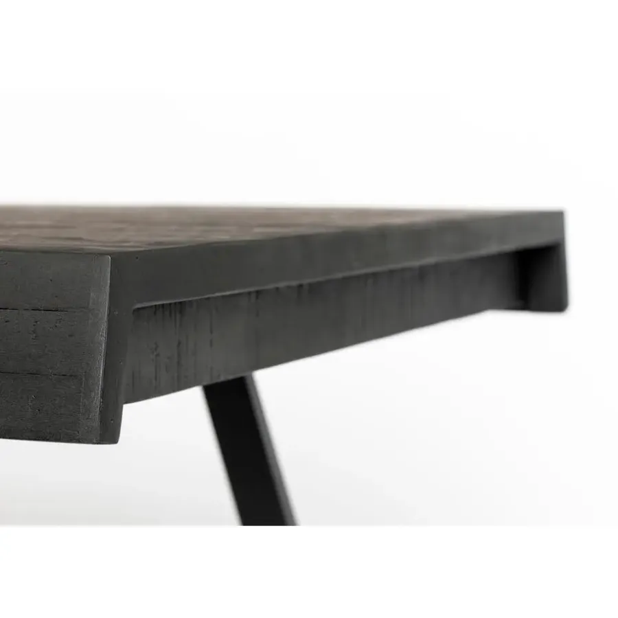 Housecraft Living Housecraft Suri Eettafel Hout 200x90 Zwart