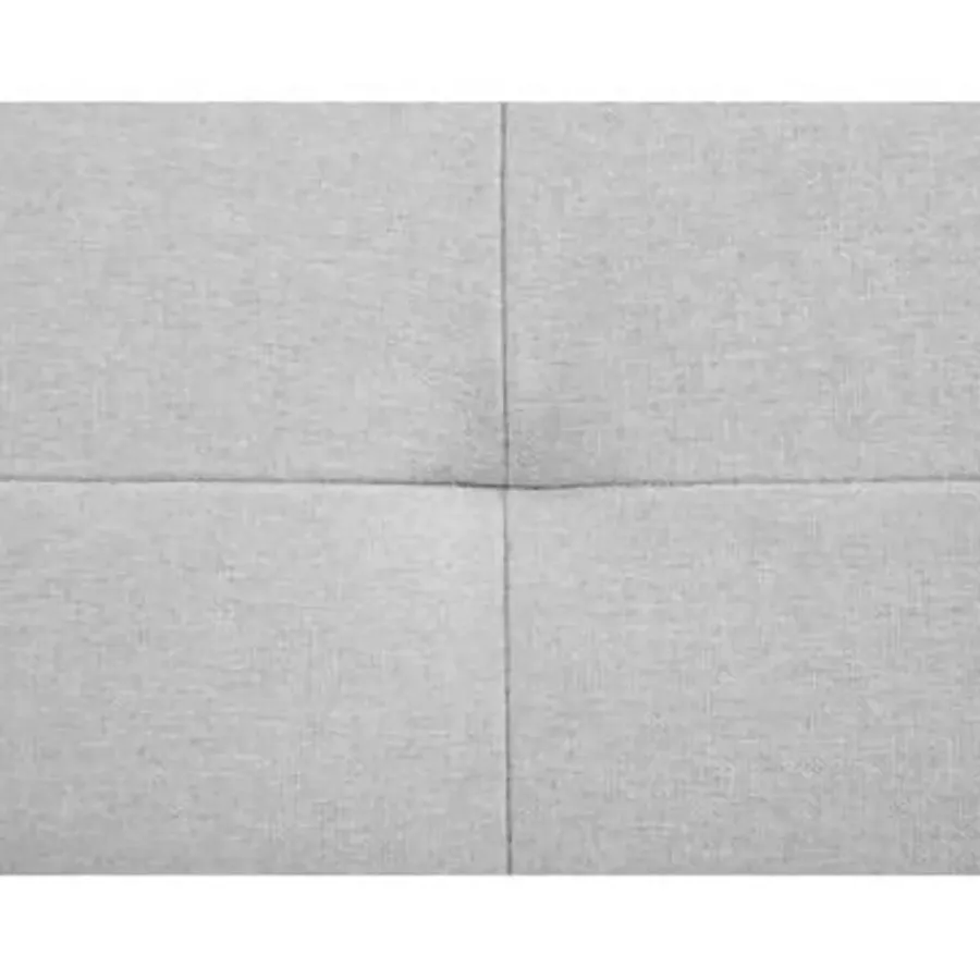 Slaapbanken|Slaapbanken-Beliani HOVIN - Slaapbank 2-zits - Lichtgrijs - Polyester