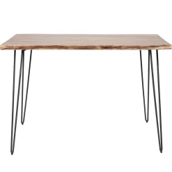 Hoyz Collection Hoyz - Bartafel Edge - Massief Acaciahout - Industrieel - 130x70x92