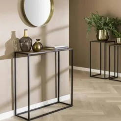 Hoyz Collection Hoyz - Haltafel iron metallic - Brons antiek