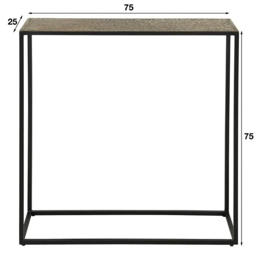 Hoyz Collection Hoyz - Haltafel iron metallic - Brons antiek