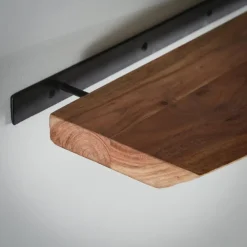 Hoyz Collection Hoyz - Wandplank 120 edge - Acaciahout - Bruin