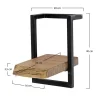 Wandplanken-Hoyz Collection Hoyz - Wandplank Edge - 20cm - Acaciahout - Bruin