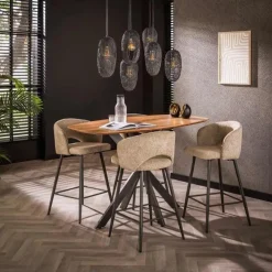 Bartafels-Hoyz Collection - Bartafel Arhus 140cm - Massief Acacia Naturel