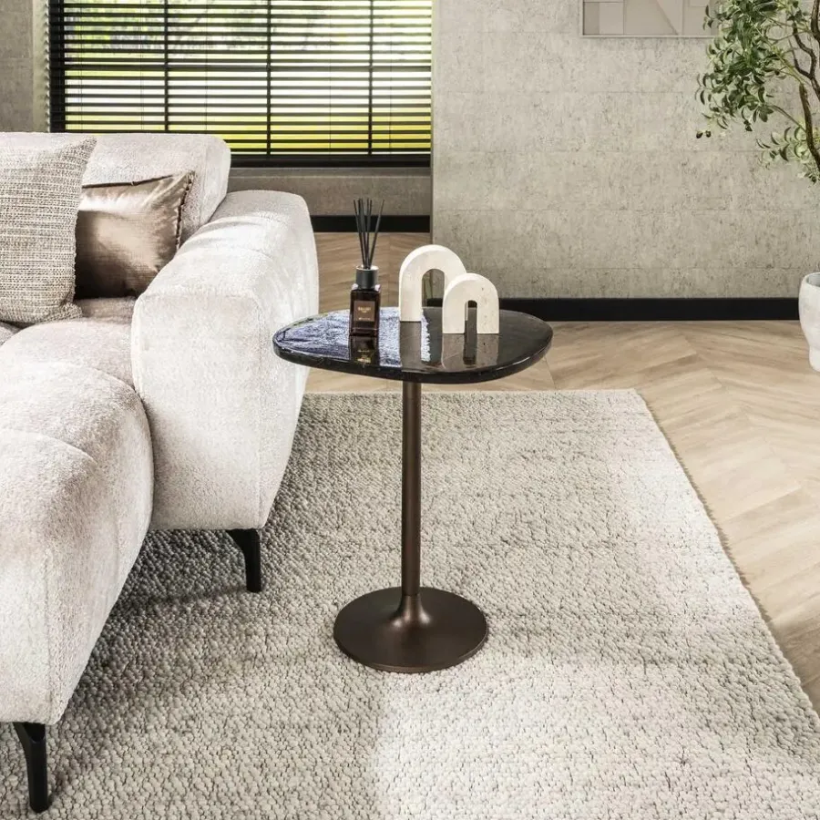 Bijzettafels-Hoyz Collection - Bijzettafel Eclipse M - Koper Antiek Finish