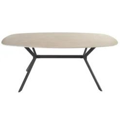 Ovale Eettafels-Hoyz Collection - Eetkamertafel 180 Ceramic - Ceramic Travertine