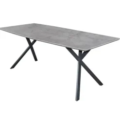 Hoyz Collection - Eetkamertafel blad ovaal - Betonlook - Grijs -160x90cm