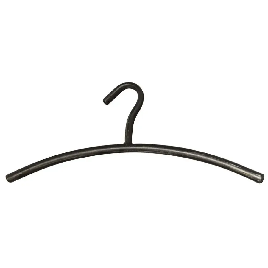 Kledingopbergers-Hoyz Collection - Garderobehanger Ronde Buis - Gun Metal - 6 Stuks