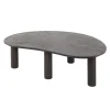 Salontafels-Hoyz Collection - Salontafel 110cm Niervormig Maya Teak - Teak Rust Brown