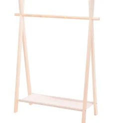 Kledingopbergers|Kledingrekken-H&S Collection H&S Kledingrek - voor kinderen - hout - 80 x 100 cm - kapstok