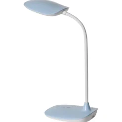 Leen Bakker HYDRA - Bureaulamp LED - Blauw - Synthetisch materiaal