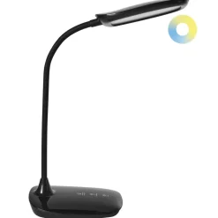 Bureaulampen|Bureaulampen-Leen Bakker HYDRA - Bureaulamp LED - Zwart - Synthetisch materiaal