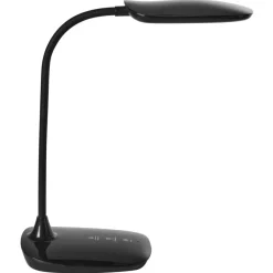 Bureaulampen|Bureaulampen-Leen Bakker HYDRA - Bureaulamp LED - Zwart - Synthetisch materiaal