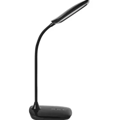 Bureaulampen|Bureaulampen-Leen Bakker HYDRA - Bureaulamp LED - Zwart - Synthetisch materiaal