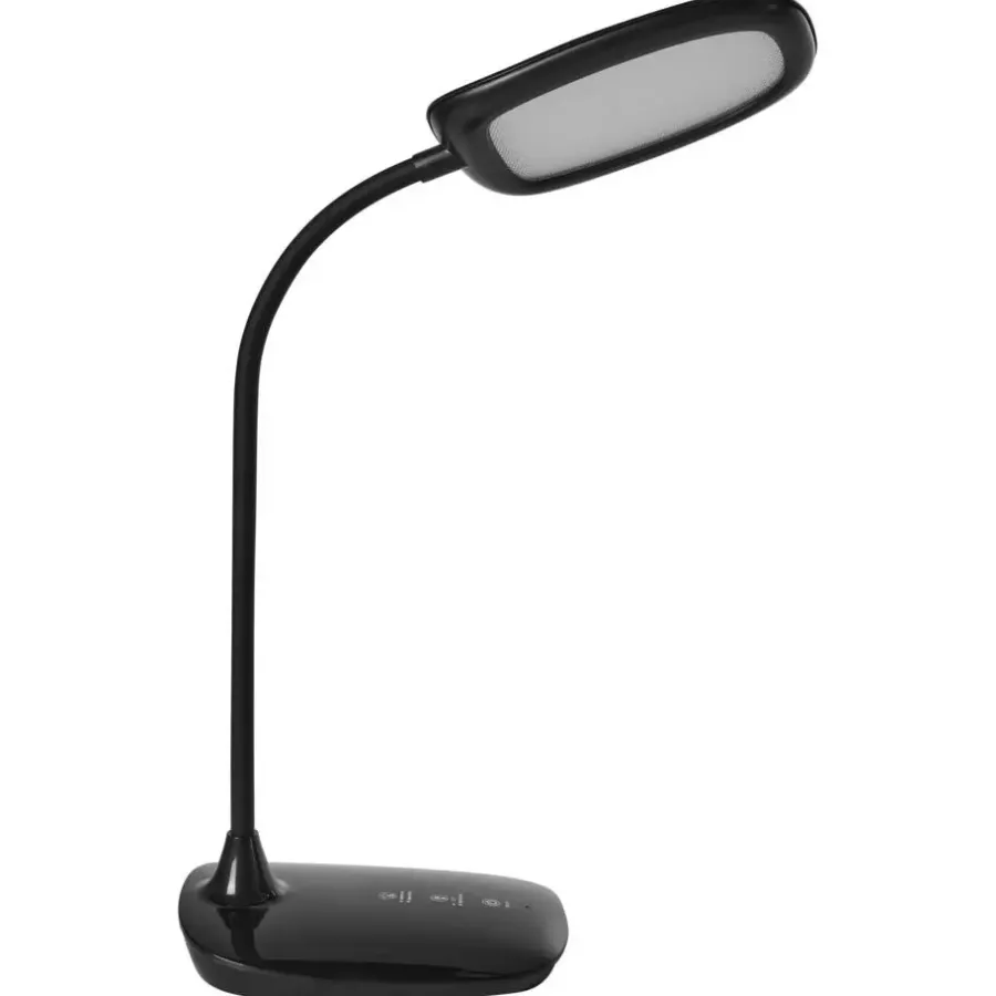 Bureaulampen|Bureaulampen-Leen Bakker HYDRA - Bureaulamp LED - Zwart - Synthetisch materiaal