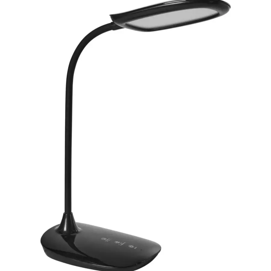 Bureaulampen|Bureaulampen-Leen Bakker HYDRA - Bureaulamp LED - Zwart - Synthetisch materiaal