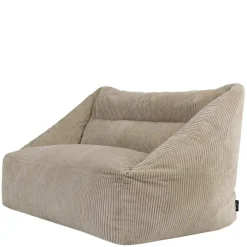 Zitzakken-icon - Cecilia Zitzak Bank - Ribfluweel - Beige