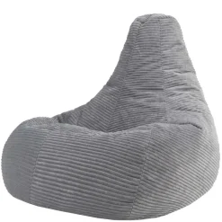 icon - Dalton XL Zitzak Fauteuil - Gaming - Ribfluweel - Grijs