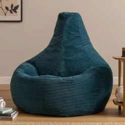 Zitzakken-icon - Dalton XL Zitzak Fauteuil - Gaming - Ribfluweel - Blauwgroen