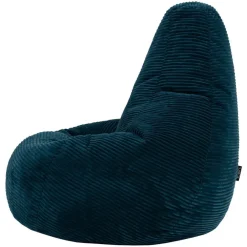 Zitzakken-icon - Dalton XL Zitzak Fauteuil - Gaming - Ribfluweel - Blauwgroen