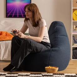 Zitzakken-icon - Dalton Zitzak Fauteuil - Gaming - Marineblauw