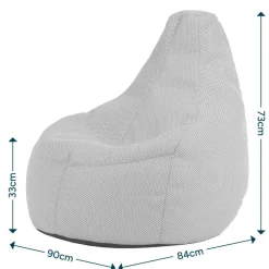 Zitzakken-icon - Dalton Zitzak Fauteuil - Gaming - Marineblauw