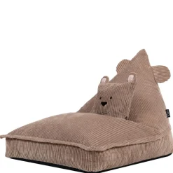 Zitzakken-icon - Kinderzitzak Stoel Teddybeer - Ribfluweel - Bruin