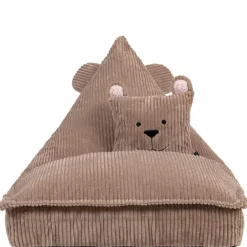 Zitzakken-icon - Kinderzitzak Stoel Teddybeer - Ribfluweel - Bruin